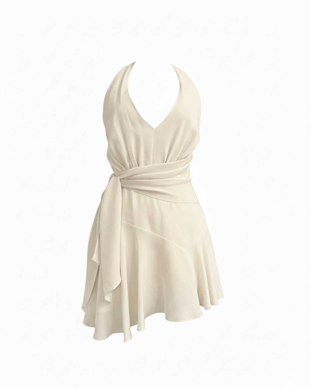 Solea Wrap Dress – Cream