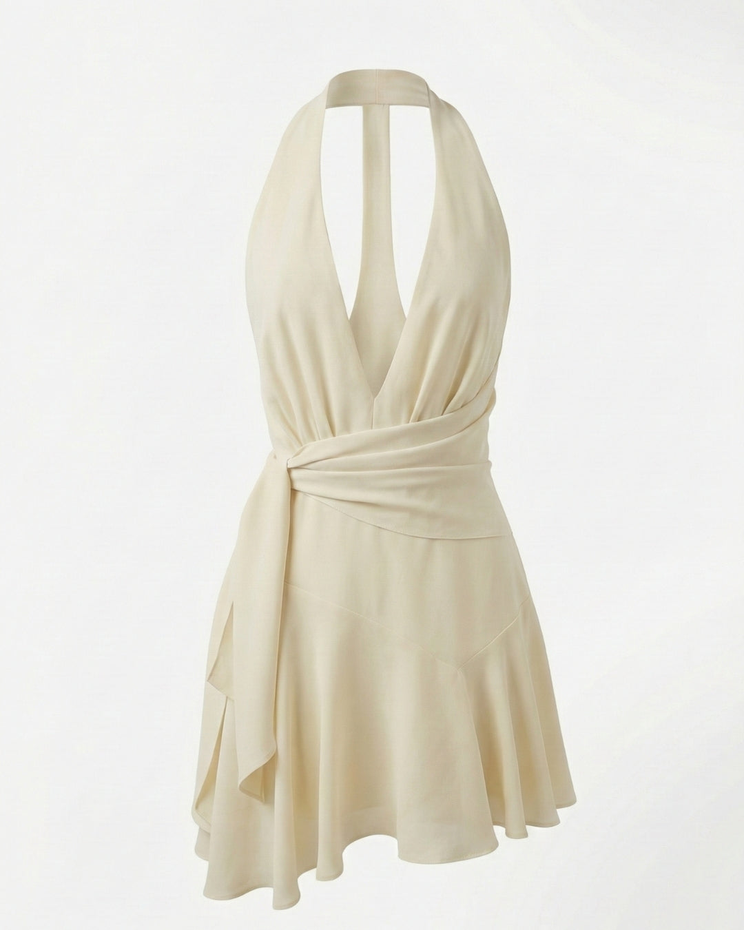 Solea Wrap Dress – Cream