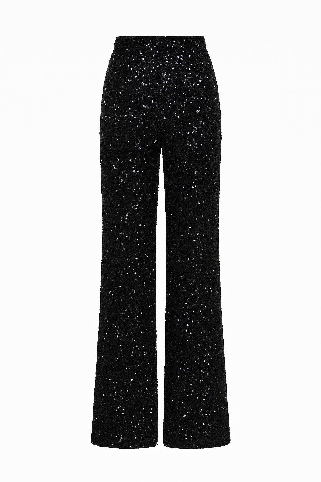 Noir Bow Sequin Two-Piece Set